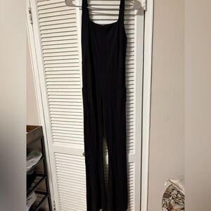 Aerie Black Sleeveless Jumpsuit
